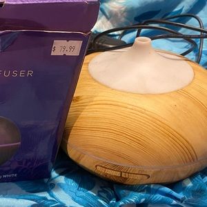 Ultrasonic diffuser with light built in